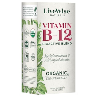 Foto 6 | Foto 6 | Vitamina B12 Líquida Sublingual Vegana 2500 Mcg - Live Wise Naturals - Venta Internacional.