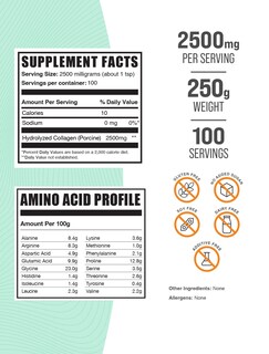 Foto 2 | Foto 2 | Suplemento de Colágeno Porcino 250g - Venta Internacional