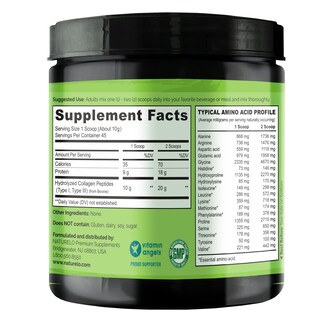 Foto 3 | Foto 3 | Péptido de Colágeno En Polvo Naturelo Hidrolizado Tipo I Y Iii 480 Ml - Venta Internacional