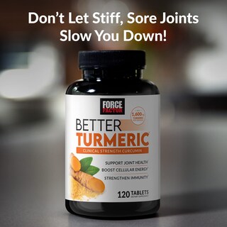 Foto 6 | Foto 6 | Suplemento Force Factor Better Turmeric Joint Support 120 Comprimidos - Venta Internacional.
