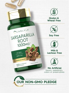 Foto 4 | Foto 4 | Suplemento Carlyle En Cápsulas De Raíz De Zarzaparrilla, 1000 Mg, 120 Unidades - Venta Internacional.