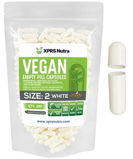 Foto 1 | Foto 1 | Cápsulas Vacías Xprs Nutra Tamaño 2 - 100 Cápsulas Veganas - Venta Internacional.