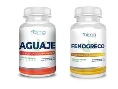 Foto 1 | Foto 1 | Fenogreco y Aguaje - 100 Capsulas Cada Frasco - Natural & Premium