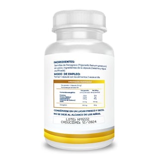 Foto 3 | Foto 3 | Fenogreco y Aguaje - 100 Capsulas Cada Frasco - Natural & Premium