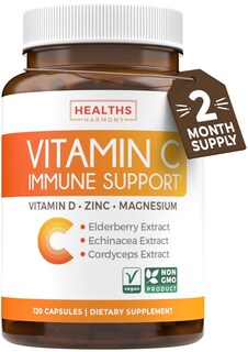 Foto 1 | Foto 1 | Supplement Healths Harmony, Vitamina C, Apoyo Inmunológico Con Zinc - Venta Internacional.