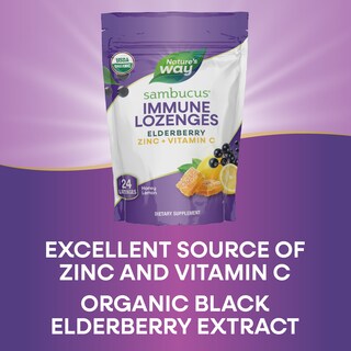 Foto 5 | Foto 5 | Pastillas Nature's Way Sambucus Immune Con Zinc Y Vitamina C 24 - Venta Internacional