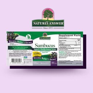 Foto 2 | Foto 2 | Suplemento Nature's Answer Sambucus Original 120 ml Sin Alcohol - Venta Internacional