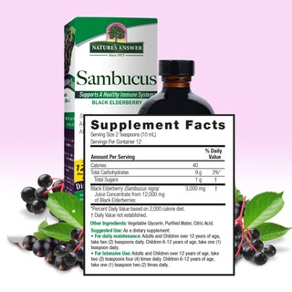 Foto 3 | Foto 3 | Suplemento Nature's Answer Sambucus Original 120 ml Sin Alcohol - Venta Internacional