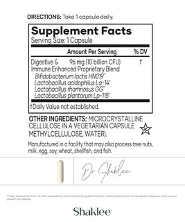 Foto 3 | Foto 3 | Probiótico Shaklee Optiflora Di 10 Mil Millones Ufc 30 Cápsulas - Venta Internacional