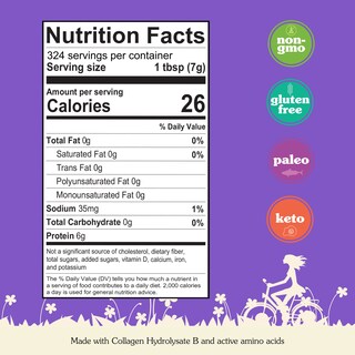 Foto 6 | Foto 6 | Péptidos de Colágeno en Polvo NuNaturals Tipo I y III para Piel 2,27 kg - Venta Internacional