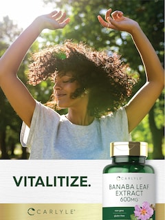 Foto 6 | Foto 6 | Suplemento De Extracto De Hoja De Banaba De Carlyle En Cápsulas, 600 Mg, 200 Unidades - Venta Internacional.
