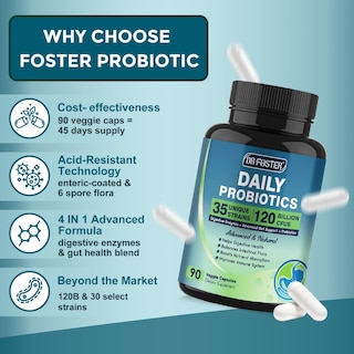Foto 2 | Foto 2 | Probióticos Dr Foster para la Salud Digestiva 90 Cápsulas - Venta Internacional
