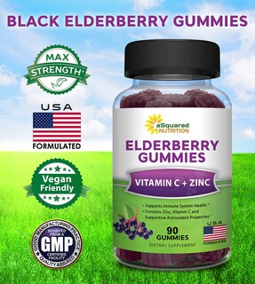 Foto 5 | Foto 5 | Gomitas de Saúco Sambucus Supplement Asquare Nutrition 90 Unidades - Venta Internacional