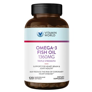 Foto 1 | Foto 1 | Suplemento de Aceite de Pescado Omega 3 de Triple Potencia Vitamin World - Venta Internacional