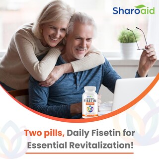 Foto 6 | Foto 6 | Suplementos Sharoaid Fisetin 1500 Mg, Entrega Liposomal, 60 Cápsulas Blandas - Venta Internacional.