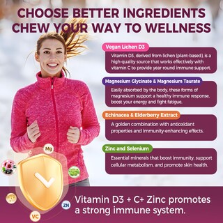 Foto 5 | Foto 5 | Gomitas Multivitamínicas Envycure Daily Immunity Booster 2 Piezas- Venta Internacional
