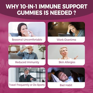 Foto 7 | Foto 7 | Gomitas Multivitamínicas Envycure Daily Immunity Booster 2 Piezas- Venta Internacional