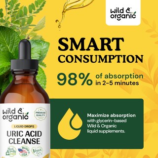 Foto 4 | Foto 4 | Líquido Limpiador de Ácido Úrico En Gotas Wild & Organic 118 Ml - Venta Internacional