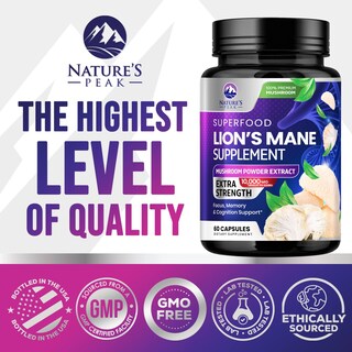 Foto 4 | Foto 4 | Suplemento Lions Mane Mushroom, 10,000 mg 60 Cápsulas - Venta Internacional.