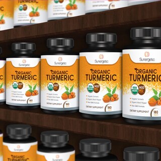 Foto 7 | Foto 7 | Suplemento Cúrcuma Orgánica Sunergetic 1400 Mg con Pimienta Negra - Venta Internacional