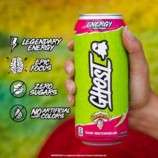 Foto 4 | Foto 4 | Ghost Energy Bebida Energética 16 Onz 12 Latas Warheads Sour Watermelon
