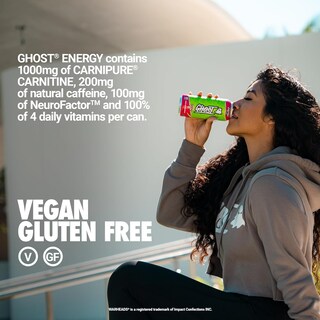 Foto 5 | Foto 5 | Ghost Energy Bebida Energética 16 Onz 12 Latas Warheads Sour Watermelon