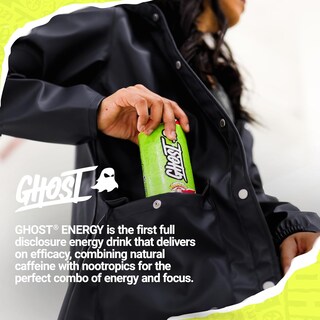 Foto 6 | Foto 6 | Ghost Energy Bebida Energética 16 Onz 12 Latas Warheads Sour Watermelon