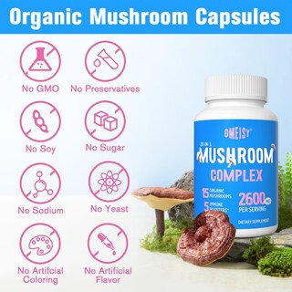 Foto 7 | Foto 7 | Suplemento Dmeisy Mushroom 2600 Mg Con Melena De León Y Cordyceps - Venta Internacional.