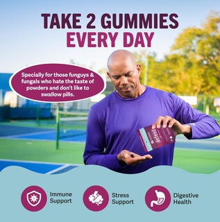 Foto 4 | Foto 4 | Complejo De 5 Superhongos Gummies Mushie 100% Orgánico, 2000 Mg - Venta Internacional.