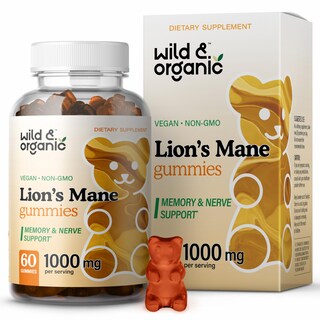 Foto 1 | Foto 1 | Suplemento De Gomitas De Hongos Lions Mane Wild & Organic De 1000 Mg - Venta Internacional.