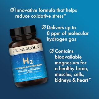 Foto 4 | Foto 4 | Suplemento Dr. Mercola H2 Molecular Hydrogen 30 Comprimidos - Venta Internacional.