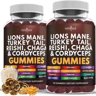 Foto 1 | Foto 1 | Gominolas De Suplemento New Age Mushroom Lion's Mane, 120 Unidades - Venta Internacional.