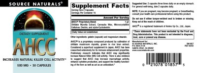 Foto 4 | Foto 4 | Suplemento Source Naturals Ahcc 500 Mg 30 Cápsulas - Venta Internacional.