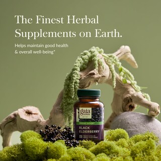 Foto 3 | Foto 3 | Suplemento Gaia Herbs Black Elderberry 60 Cápsulas Veganas - Venta Internacional.
