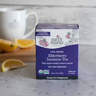 Foto 6 | Foto 6 | Apoyo Inmunológico Orgánico De Saúco Tea Earth Mama, 16 Unidades - Venta Internacional.