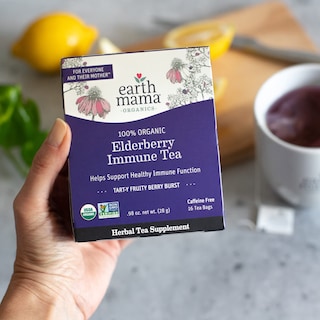 Foto 7 | Foto 7 | Apoyo Inmunológico Orgánico De Saúco Tea Earth Mama, 16 Unidades - Venta Internacional.