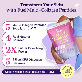 Foto 3 | Foto 3 | Proteína con Colágeno Fuel con Ácido Hialurónico y Biotina - Venta Internacional