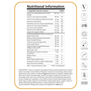 Foto 5 | Foto 5 | Suplemento HAIRtamin Skintamin de Colágeno Vegetariano Paquete de 3 Frascos con 30 Cápsulas C/U - Venta Internacional