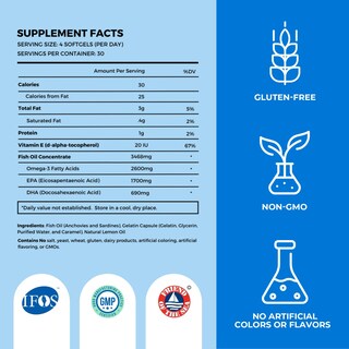 Foto 5 | Foto 5 | Suplementos de Aceite de Pescado Omapure Omega-3 con 120 Cápsulas Blandas - Venta Internacional