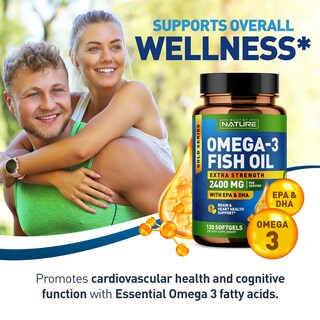 Foto 4 | Foto 4 | Suplemento De Aceite De Pescado Omega 3 Built By Nature 2400 Mg 120 Cápsulas Blandas - Venta Internacional.