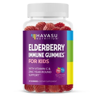Foto 1 | Foto 1 | Gomitas De Saúco Havasu Nutrition Kids, 60 Unidades, Con Zinc Y Vitamina C - Venta Internacional.