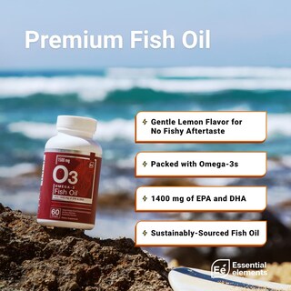 Foto 2 | Foto 2 | Suplemento Essential Elements De Aceite De Pescado Omega-3 120 Cápsulas Blandas - Venta Internacional.