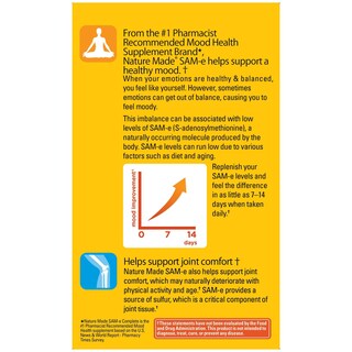 Foto 7 | Foto 7 | Suplemento Nature Made Sam-e Complete 400 mg 36 Comprimidos - Venta Internacional
