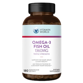 Foto 1 | Foto 1 | Suplemento Aceite de Pescado Omega 3 Triple Potencia Vitamin World - Venta Internacional