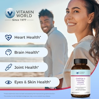 Foto 4 | Foto 4 | Suplemento Aceite de Pescado Omega 3 Triple Potencia Vitamin World - Venta Internacional