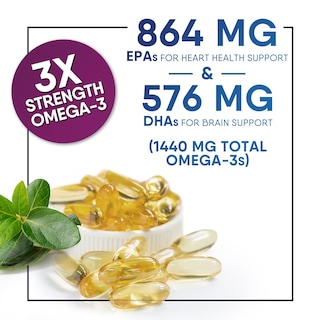Foto 5 | Foto 5 | Aceite de Pescado Omega 3 de Supplement Health Nutrition Naturals 2400 mg - Venta Internacional