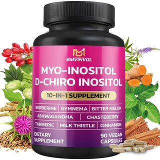 Foto 1 | Foto 1 | Suplemento Bmvinvol Inositol Mio-inositol D-chiro Inositol 90 Cápsulas - Venta Internacional