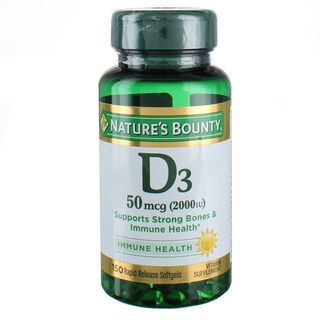Foto 1 | Foto 1 | Suplemento Nature's Bounty D3-2000 Ui Super Strength 150x6 - Venta Internacional.
