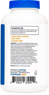 Foto 3 | Foto 3 | Suplemento Nutricost De Niacina (vitamina B3) 500 Mg 240 Cápsulas - Venta Internacional.