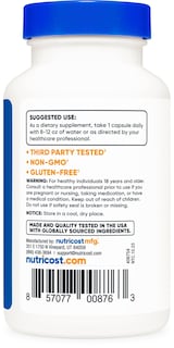 Foto 4 | Foto 4 | Suplemento Nutricost Cdp Colina (citicolina) 300 Mg 120 Cápsulas - Venta Internacional.